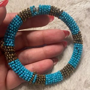 💎3/$6 blue beaded bracelet 💎